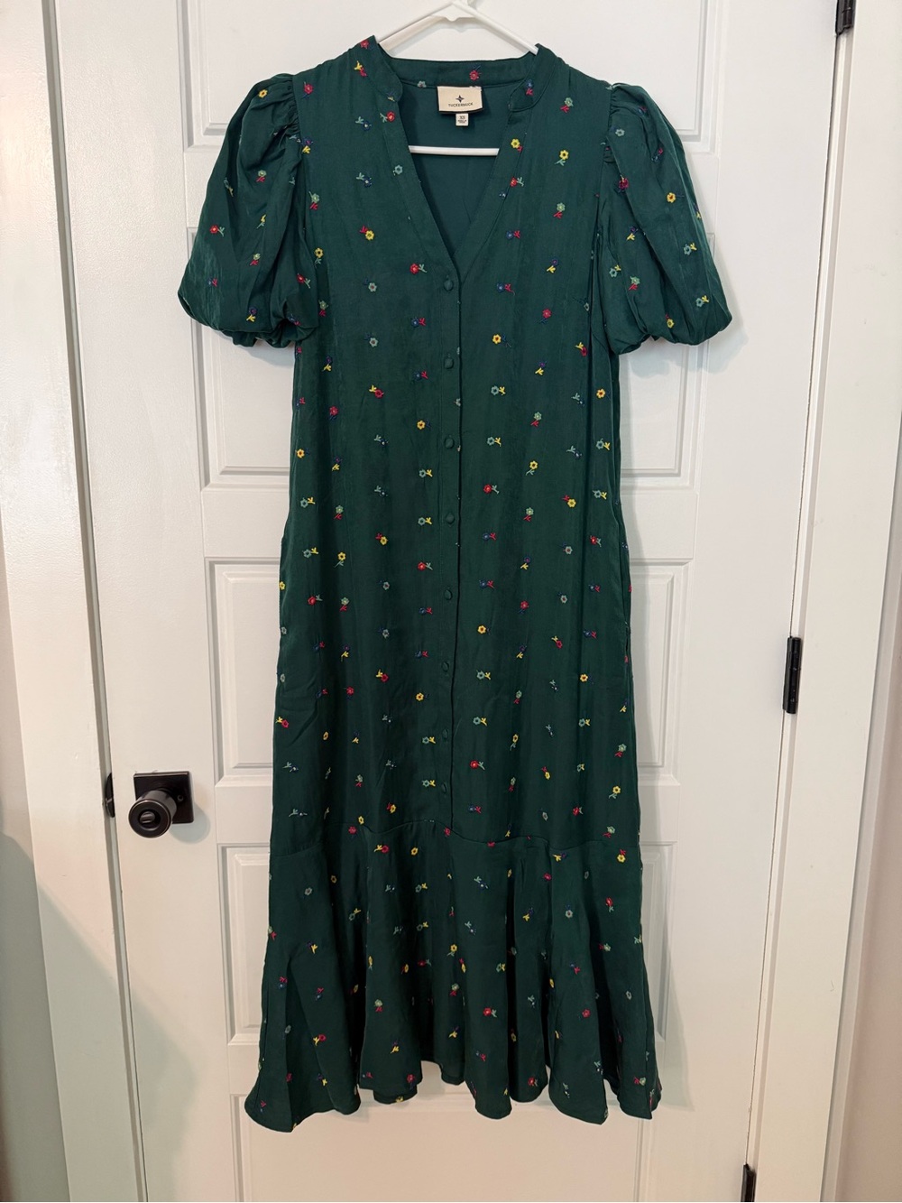 Tuckernuck Floral Embroidered Maxi Dress